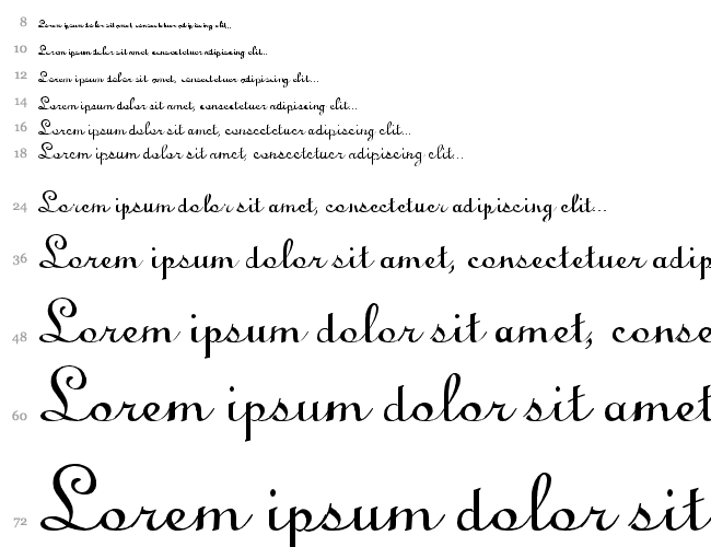 Linoscript Cascata 