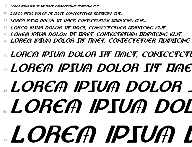 Lionheart Italic Cascata 