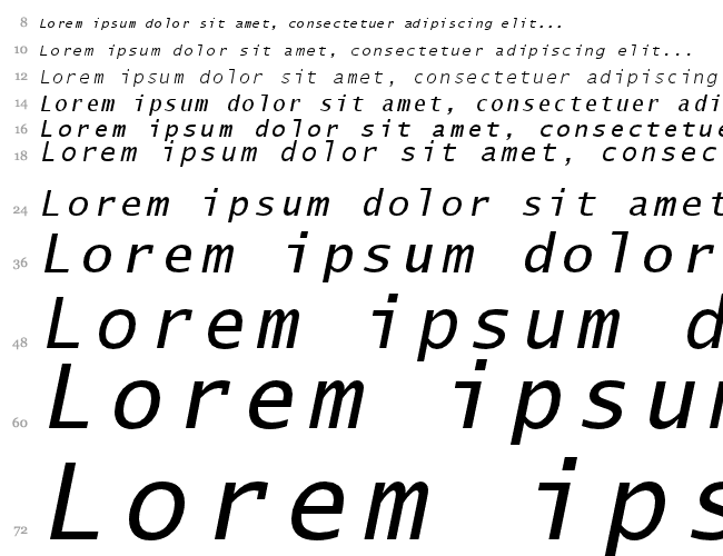 Lucida Sans Typewriter Cascade 