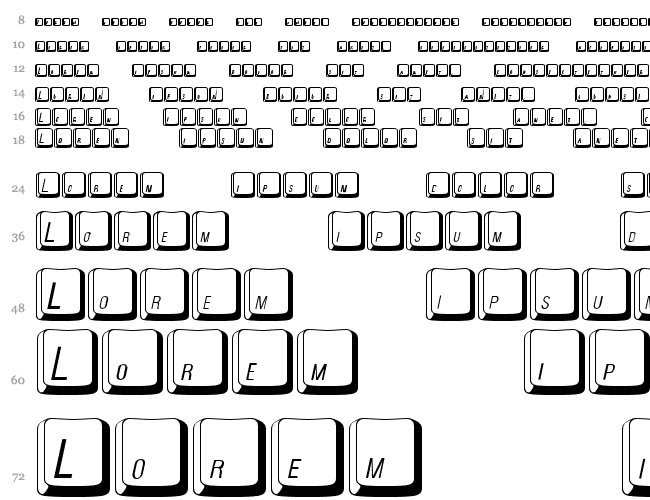 MacKeyCaps Cascade 