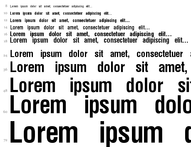 Mahony Condensed Водопад 