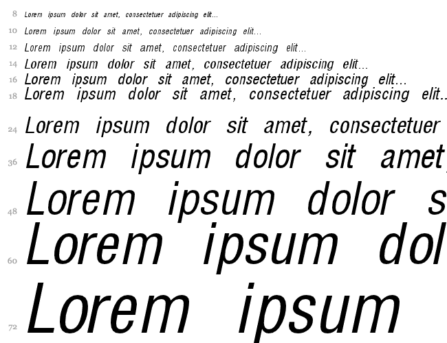 Mahony Condensed Водопад 