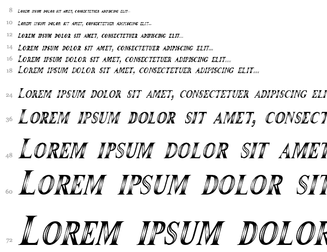 Maranallo High Italic Wasserfall 