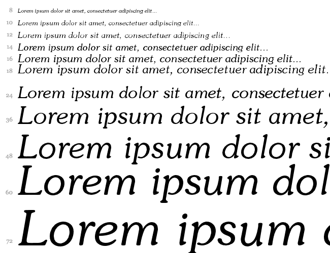 Memory Italic Водопад 