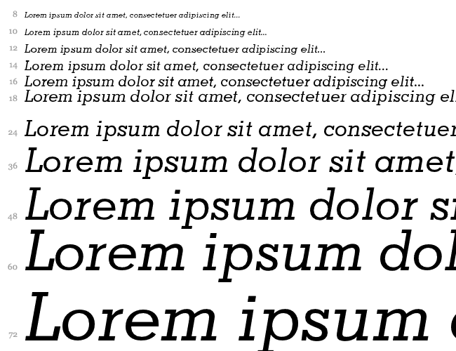 Memphis-MediumItalic Cascade 