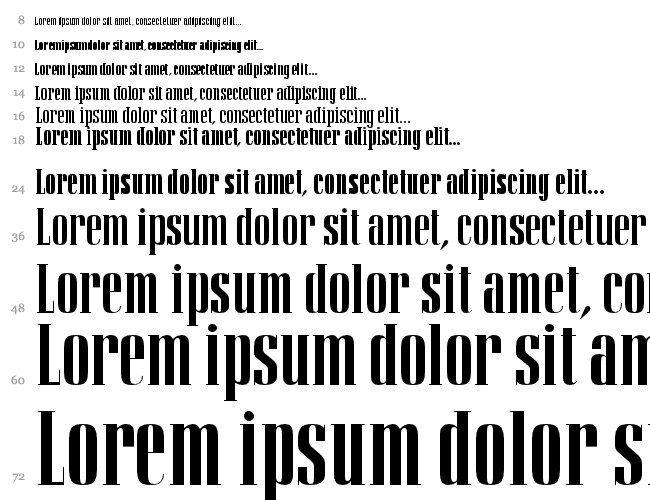 MercatorCondensed Водопад 