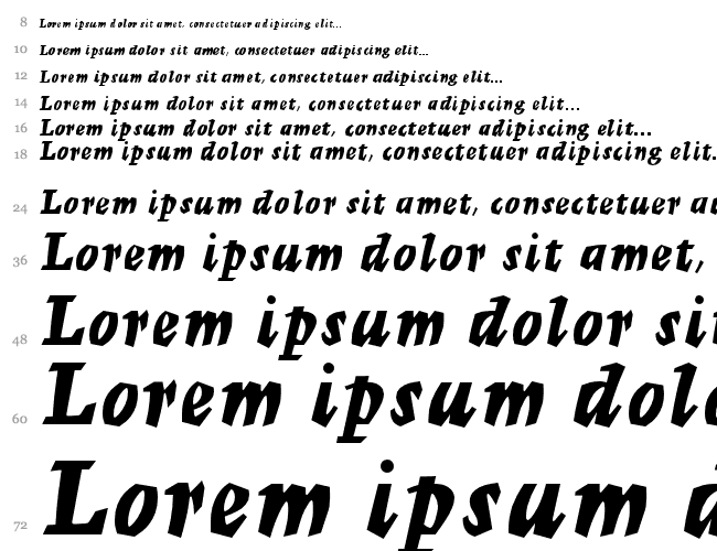 Mercurius Script MT Bold Wasserfall 