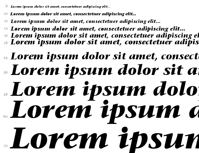 Mesouran Serif Black SSi Водопад 