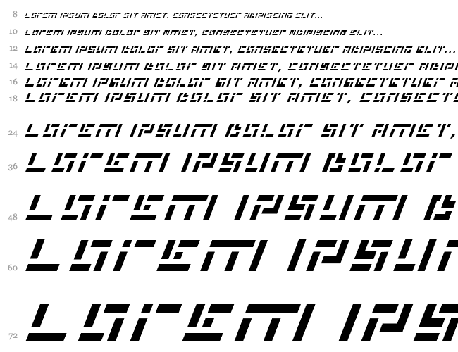 Missile Man Italic Cachoeira 