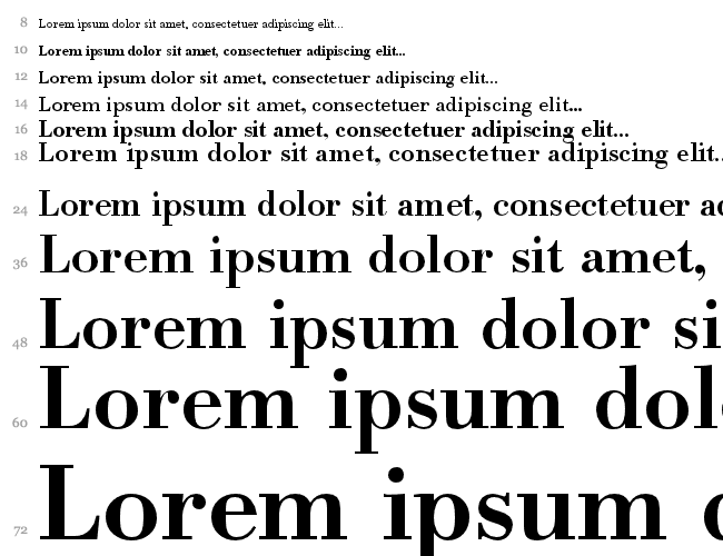 ModernBodoni Водопад 