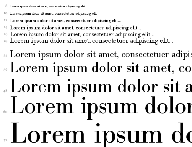 ModernBodoni Водопад 