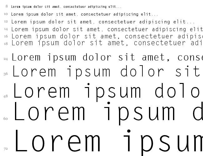 Monospaced Cascade 