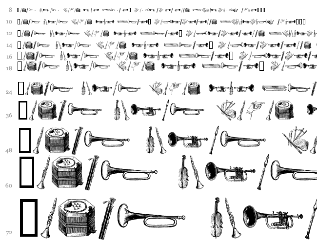 musical instruments, 2nd chair Waterfall 