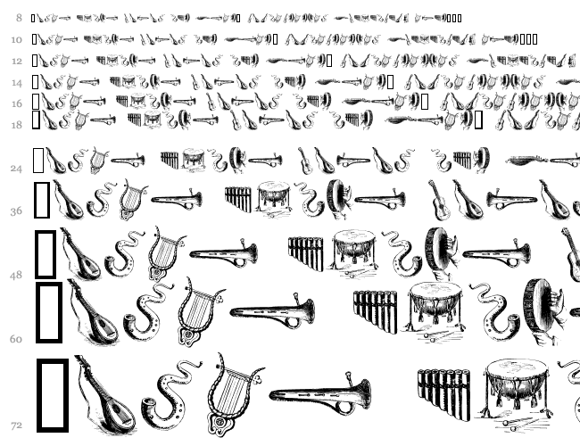 musical instruments, 3rd chair Cascade 