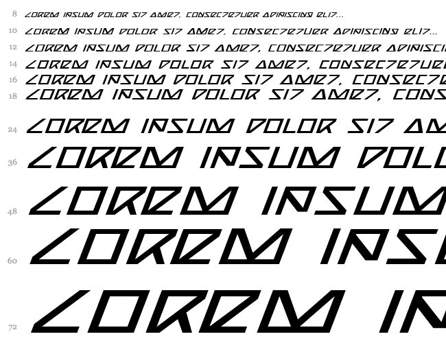 Nick Turbo Expanded Italic Cascata 