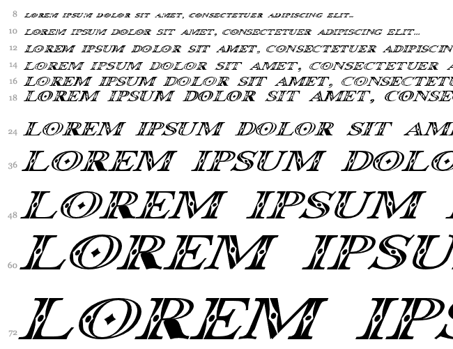 Occoluchi Italic Wasserfall 