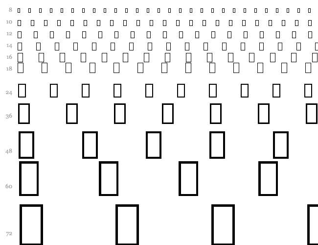 OCR-A Cascata 