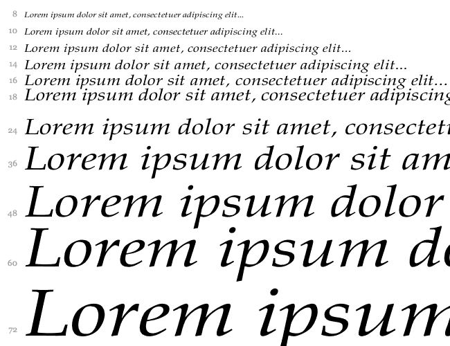 Palatino-Italic Wd Водопад 