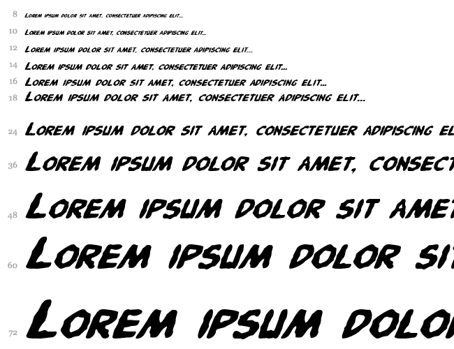 Pandemonious Puffery Italic Водопад 