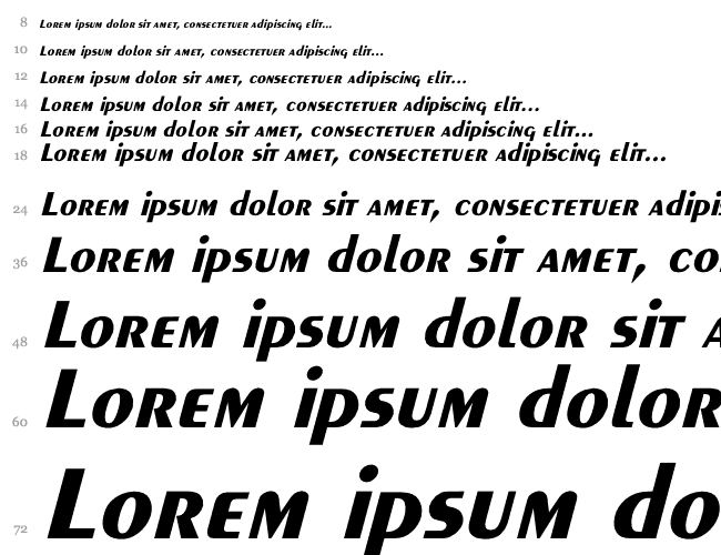 Peignot-Demi-Bold Italic Waterfall 