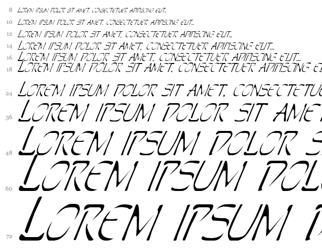 Perdition Italic Водопад 