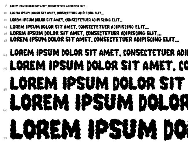 PinkCandyPopcornFont Водопад 