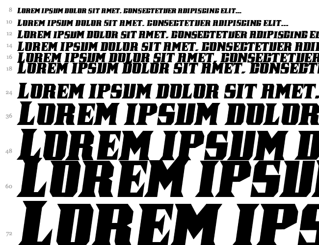 Pirate Incognito Italic Cascade 