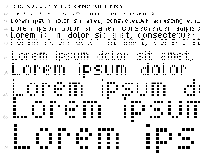 Pixel Cyrillic Водопад 