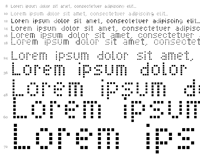 Pixel Cyrillic Cascade 