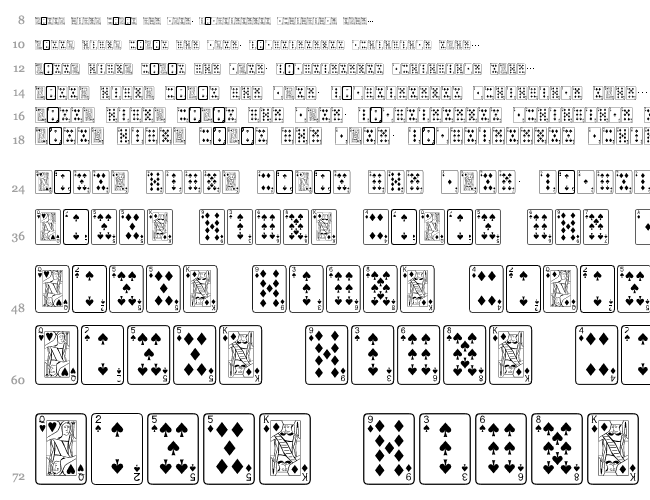 Playing Cards Cachoeira 