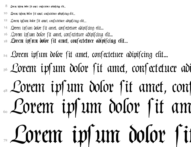 PoemFraktur DB Водопад 