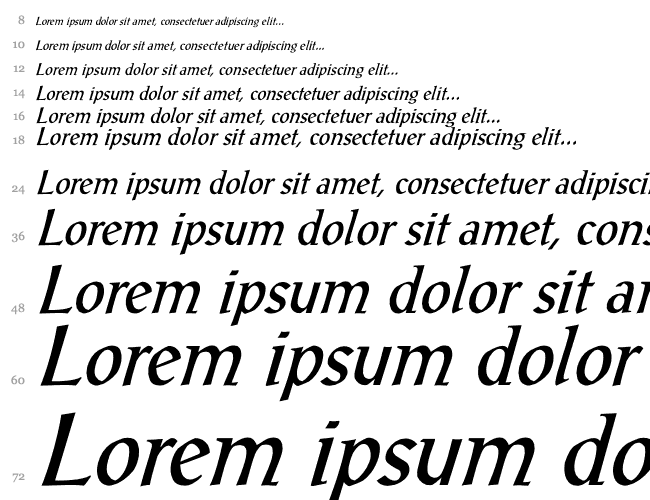 PostAntiqua-Roman Italic Waterfall 