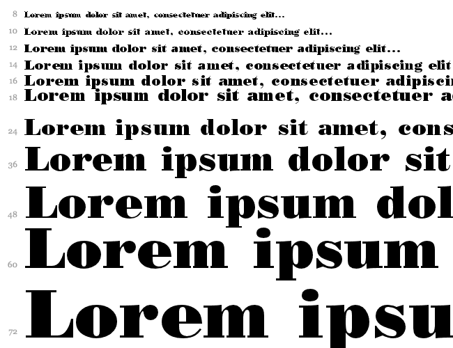 Poster Bodoni CG ATT Cascada 