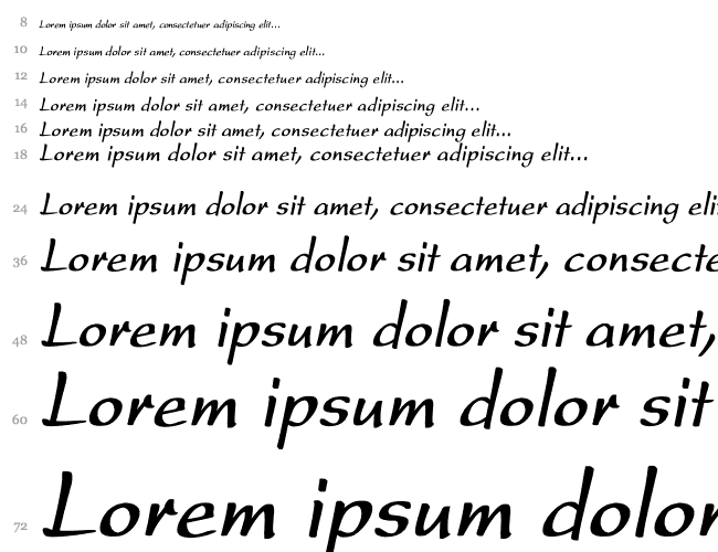 Present Cn Bold Italic Wasserfall 