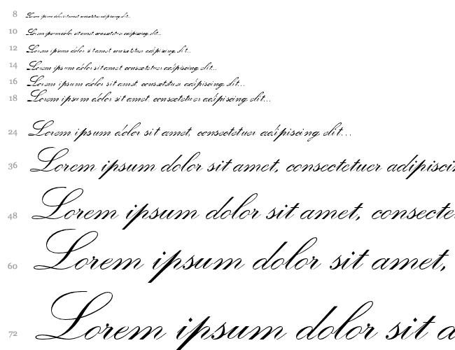 Quill Script SSi Cascade 