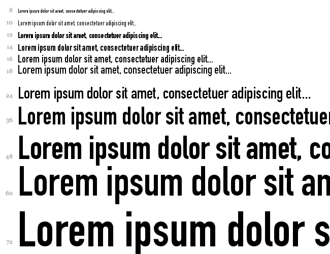 Reducto Condensed SSi Wasserfall 