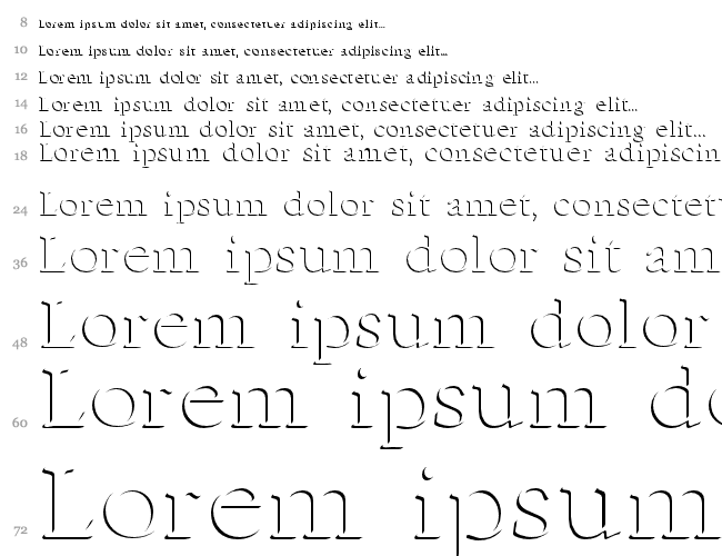 Relief-Serif Cascada 