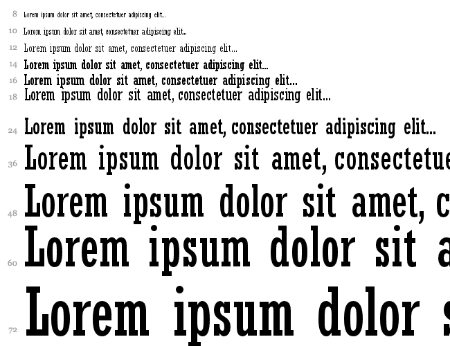 Rockwell Condensed Wasserfall 