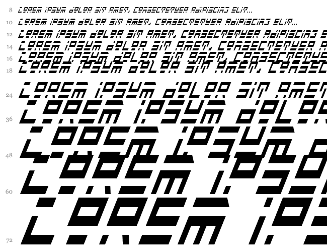 Rocket Type Cond Italic Водопад 