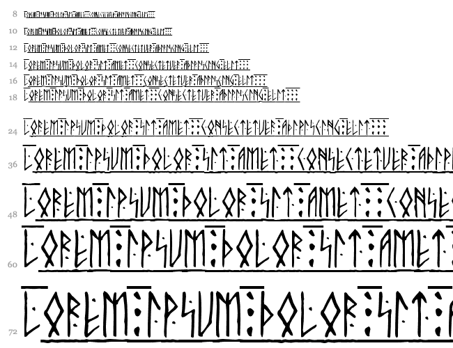 Runic Alt Cascada 