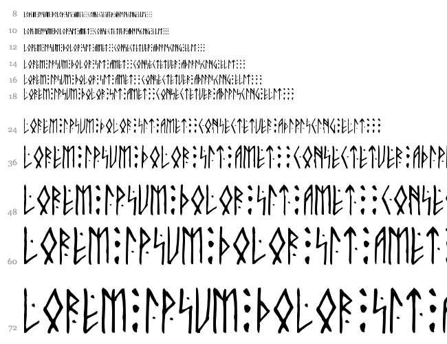 Runic AltNo Cascade 