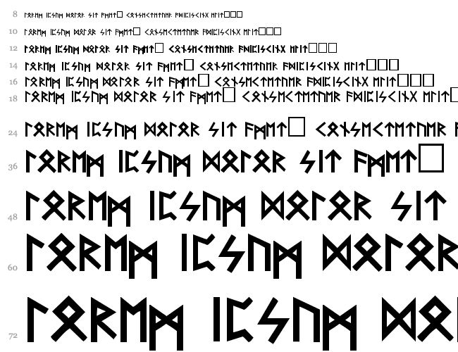 Runic Водопад 