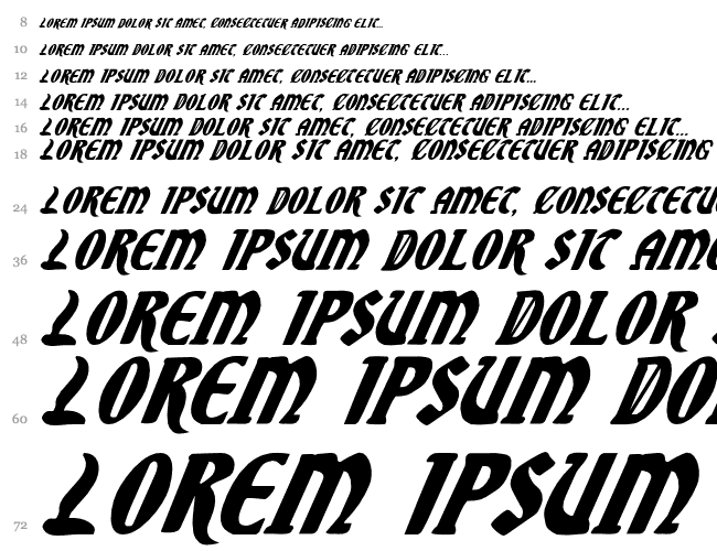 Sable Lion Italic Cascata 