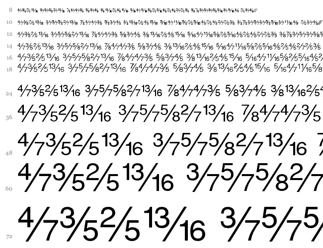 SansFractionsDiagonal Cascade 