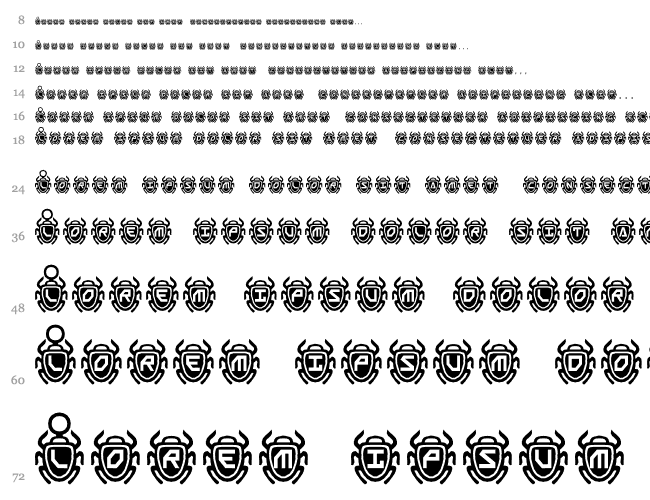 Scarab Border Cascade 