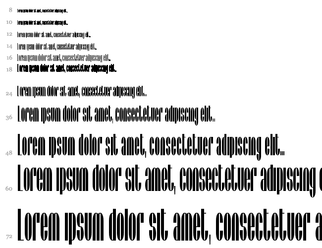 SF Baroquesque Condensed Cascade 