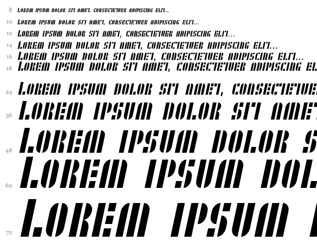 SF RetroSplice SC Condensed Водопад 