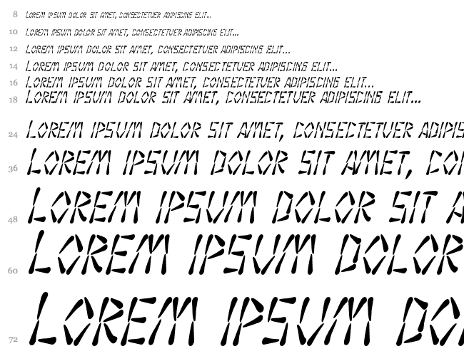 SF Wasabi Condensed Водопад 