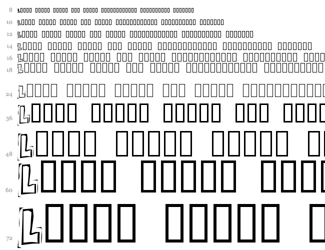 Skrotfont Cascade 