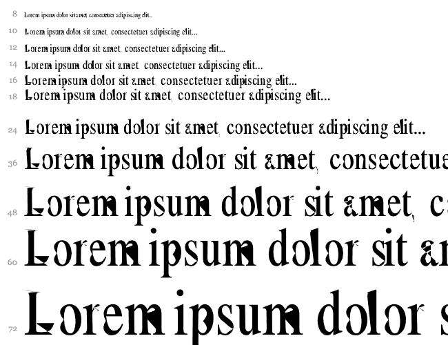 Xerox Serif Narrow Wasserfall 